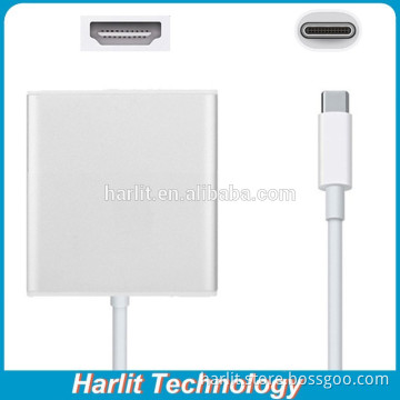 USB Type C 1080p HDTV Adapter Hub Cable For Apple Macbook Type C To HD converter